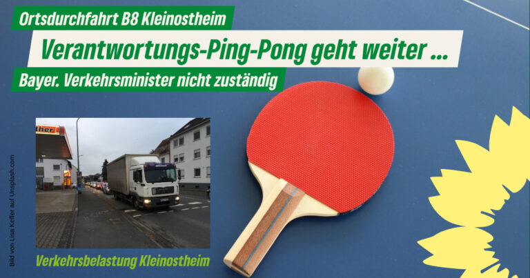 Verkehrsbelastung B8: Verantwortungs Ping-Pong geht weiter …