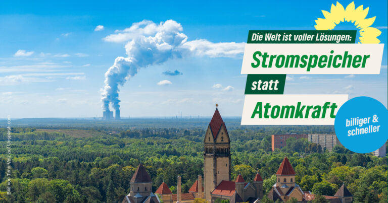 Strom-Speicher statt Atomkraftwerk