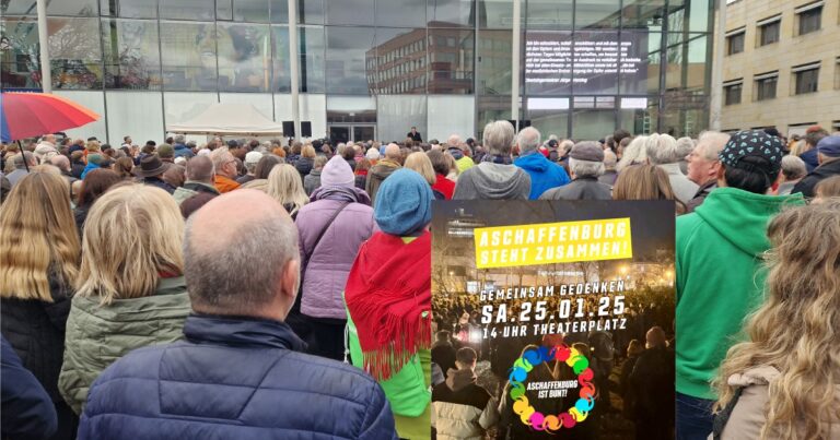 Aschaffenburg steht zusammen – GEMEINSAM GEDENKEN