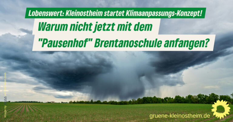 Kleinostheim entwickelt Klimaanpassungskonzept: Warum nicht beim „Pausenhof“ Brentanoschule anfangen?