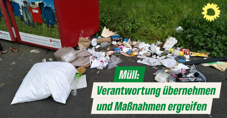 Müllproblem an Sammelstellen – gemeinsam Verantwortung übernehmen