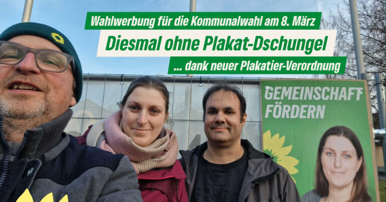 Diesmal kein Plakat-Dschungel