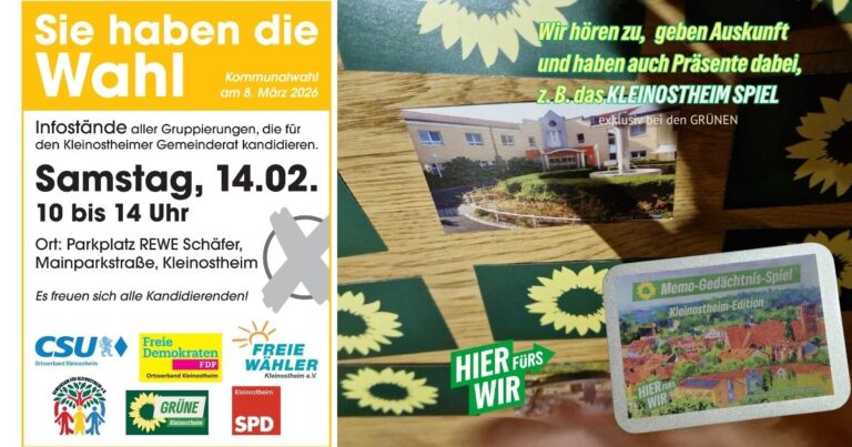 Wahl-Infostand mit Niklas Wagener im Rahmen der „Sie haben die Wahl“-Aktion