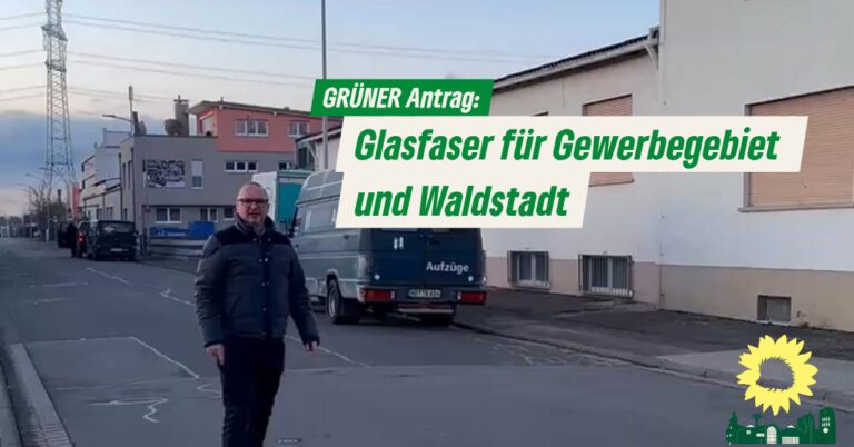 Glasfaser für Gewerbegebiet und Waldstadt