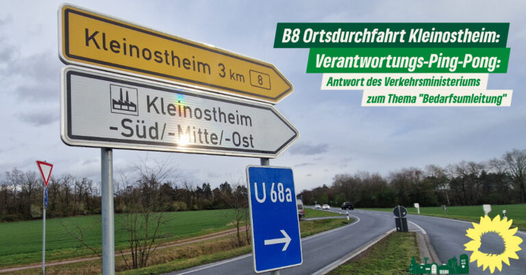 B8-Ortsdurchfahrt: Verantwortungs-Ping-Pong