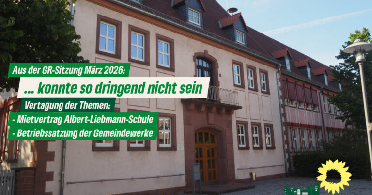 Konnte so dringend nicht sein …