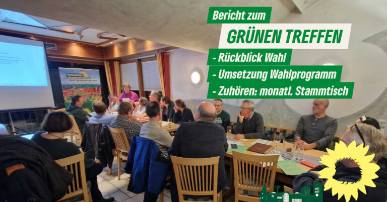 Treffen GRÜNE & Friends