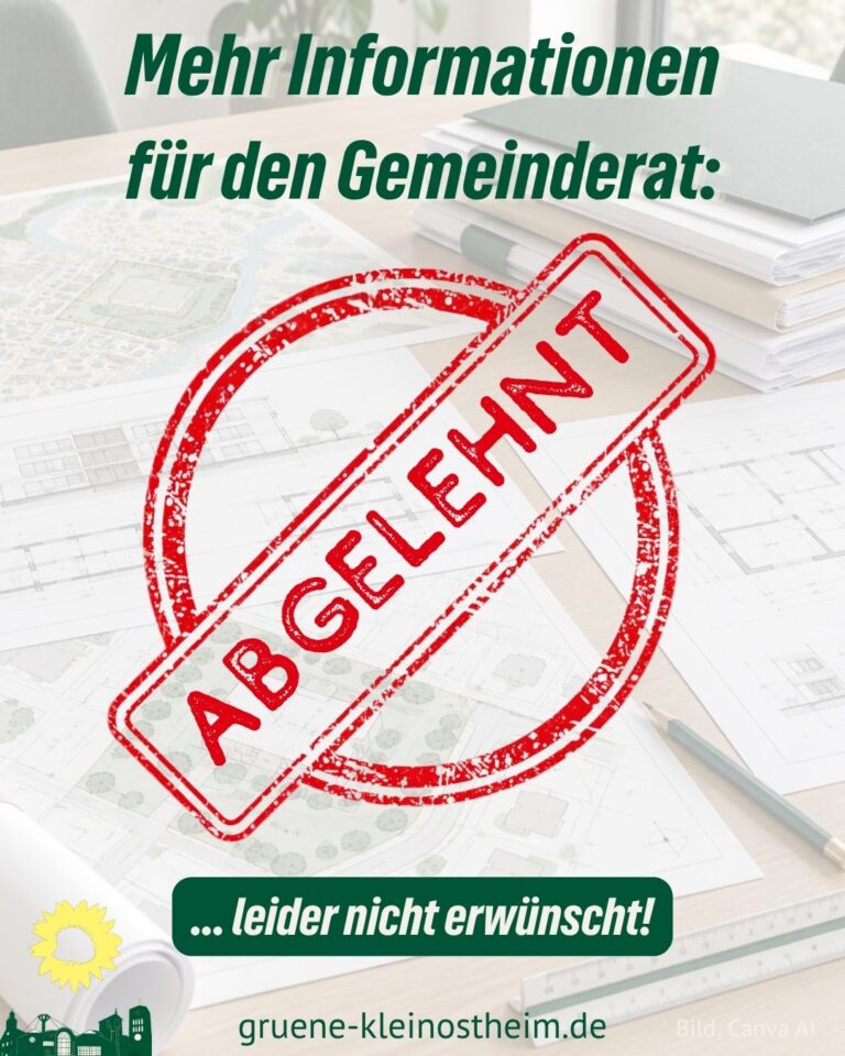 Mehr Information leider unerwünscht …