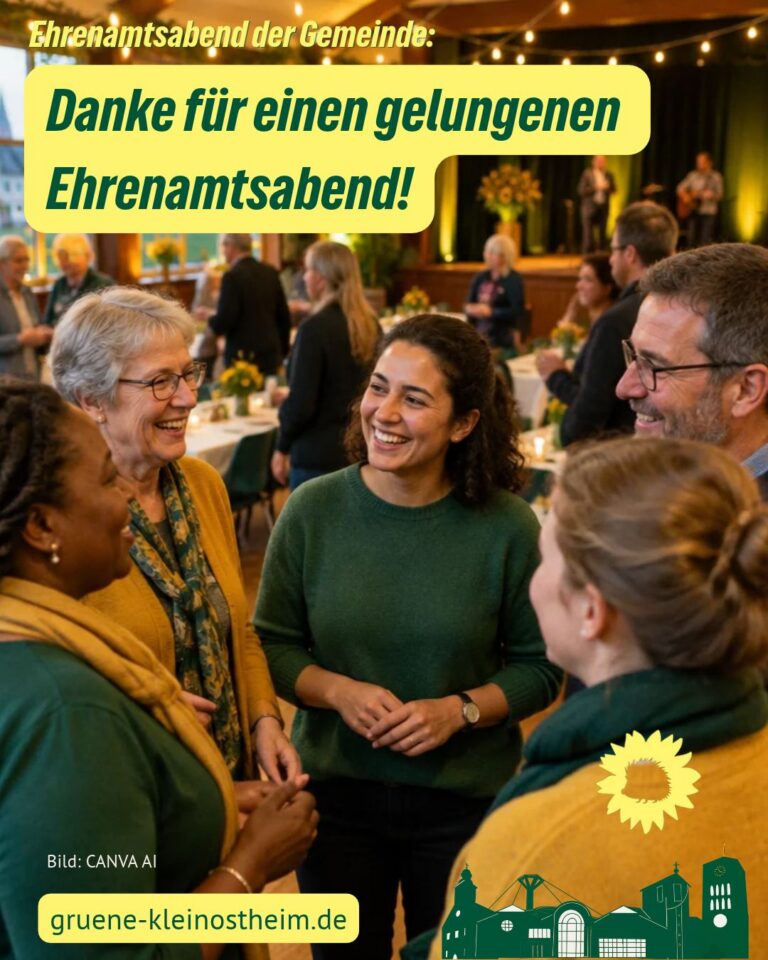 Danke für einen gelungenen Ehrenamtsabend!