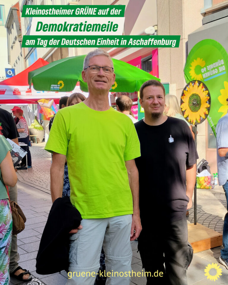 Demokratiemeile in Aschaffenburg